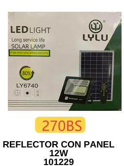 REFLECTOR CON PANEL12W-101229