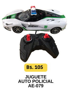 JUGUETE AUTO POLICIAL AE-079