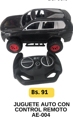JUGUETE AUTO CON CONTROL REMOTO AE-004