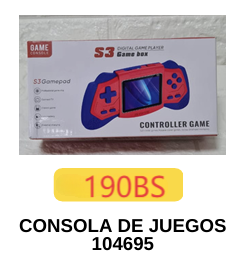 CONSOLA DE JUEGOS-104695