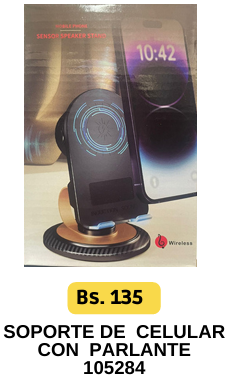 SOPORTE DE CELULAR CON PARLANTE-105284