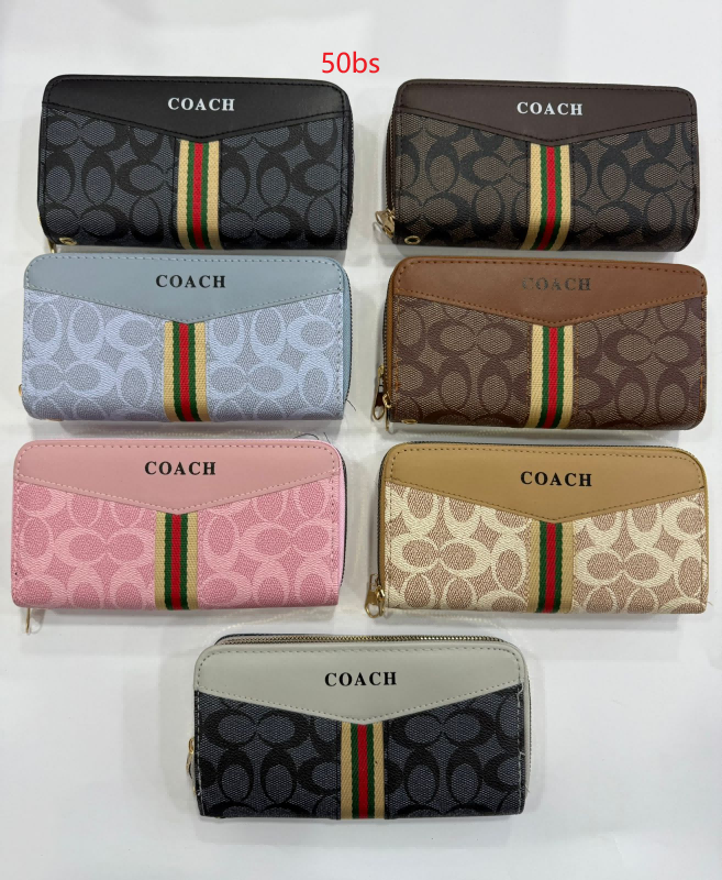 BILLETERAS DOBLE CIERRE coach