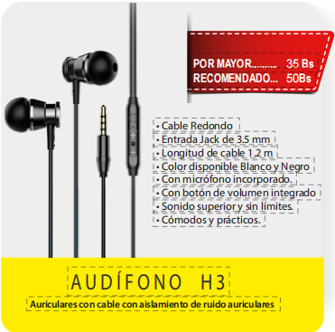 Audifonos HL H3