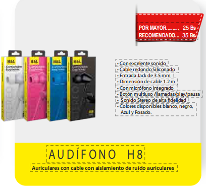 Audifonos HL H8