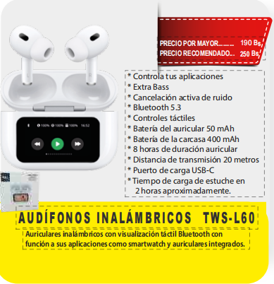 Los auriculares Bluetooth TWS-L60