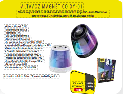 parlantes inalambrica XY01