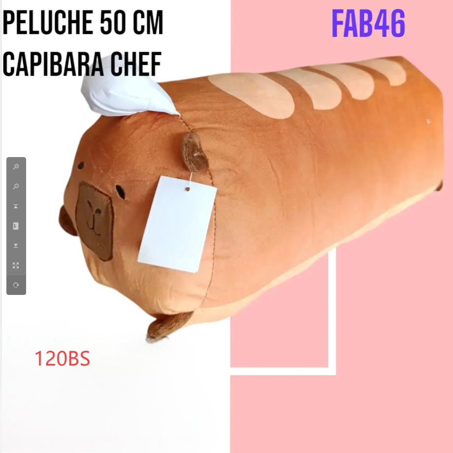 PELUCHE CAPIBARA CHEF 50CM-FAB46