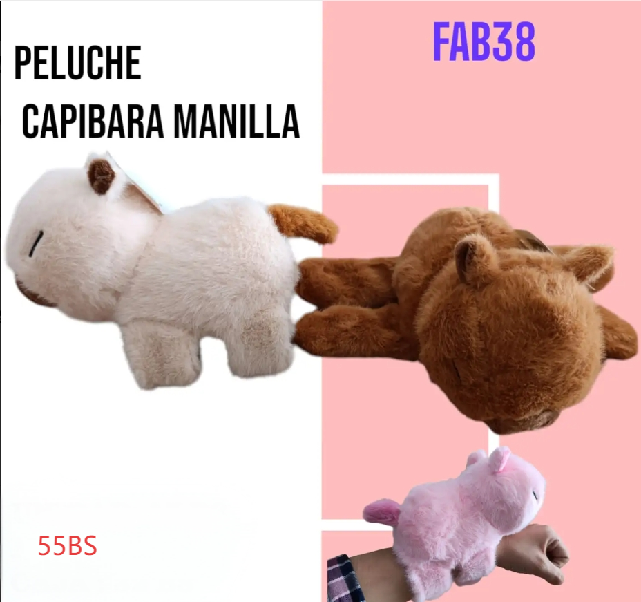 PELUCHE CAPIBARA MANILLA-FAB38