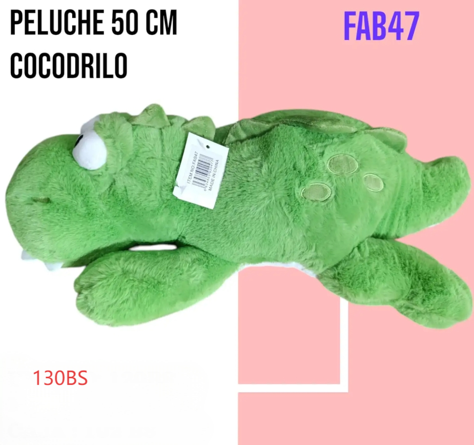 puluche cocodrilo 50CM-FAB47