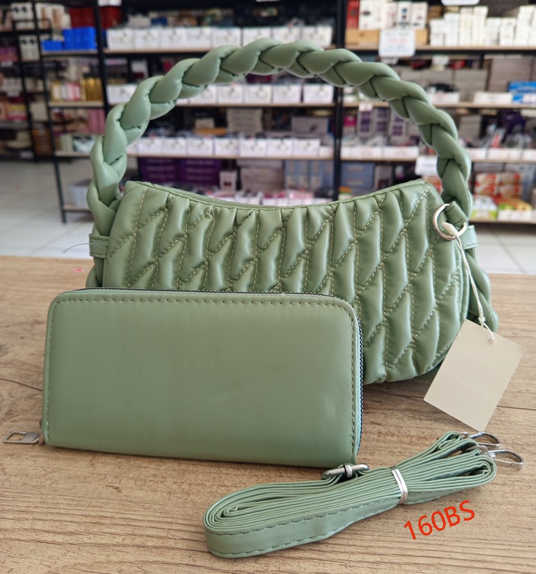 Bolsa crossbody arrugada 0118-5