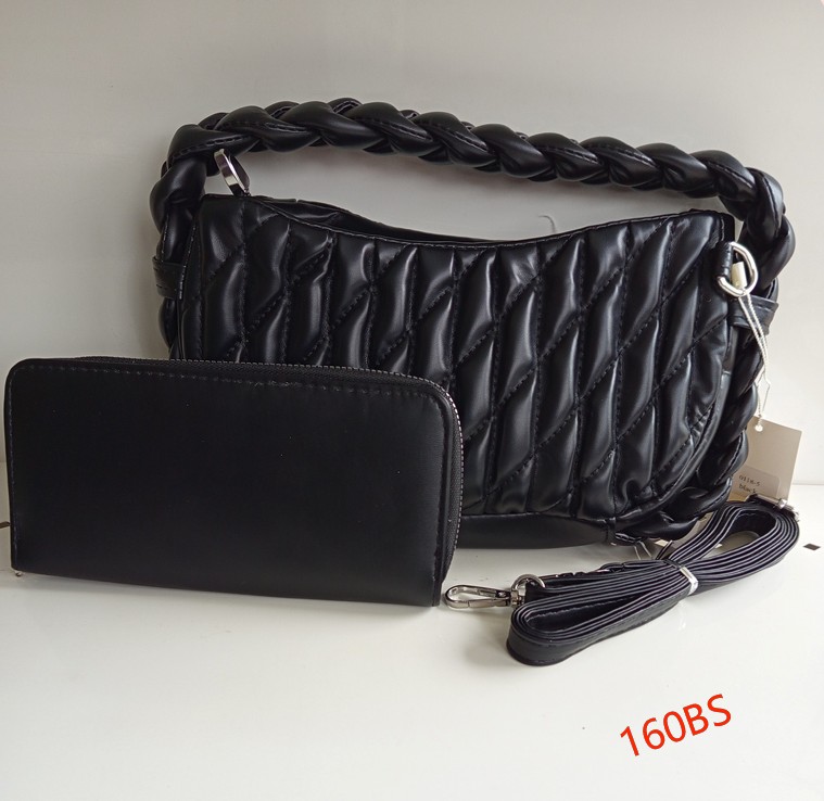 Bolsa crossbody arrugada 0118-5