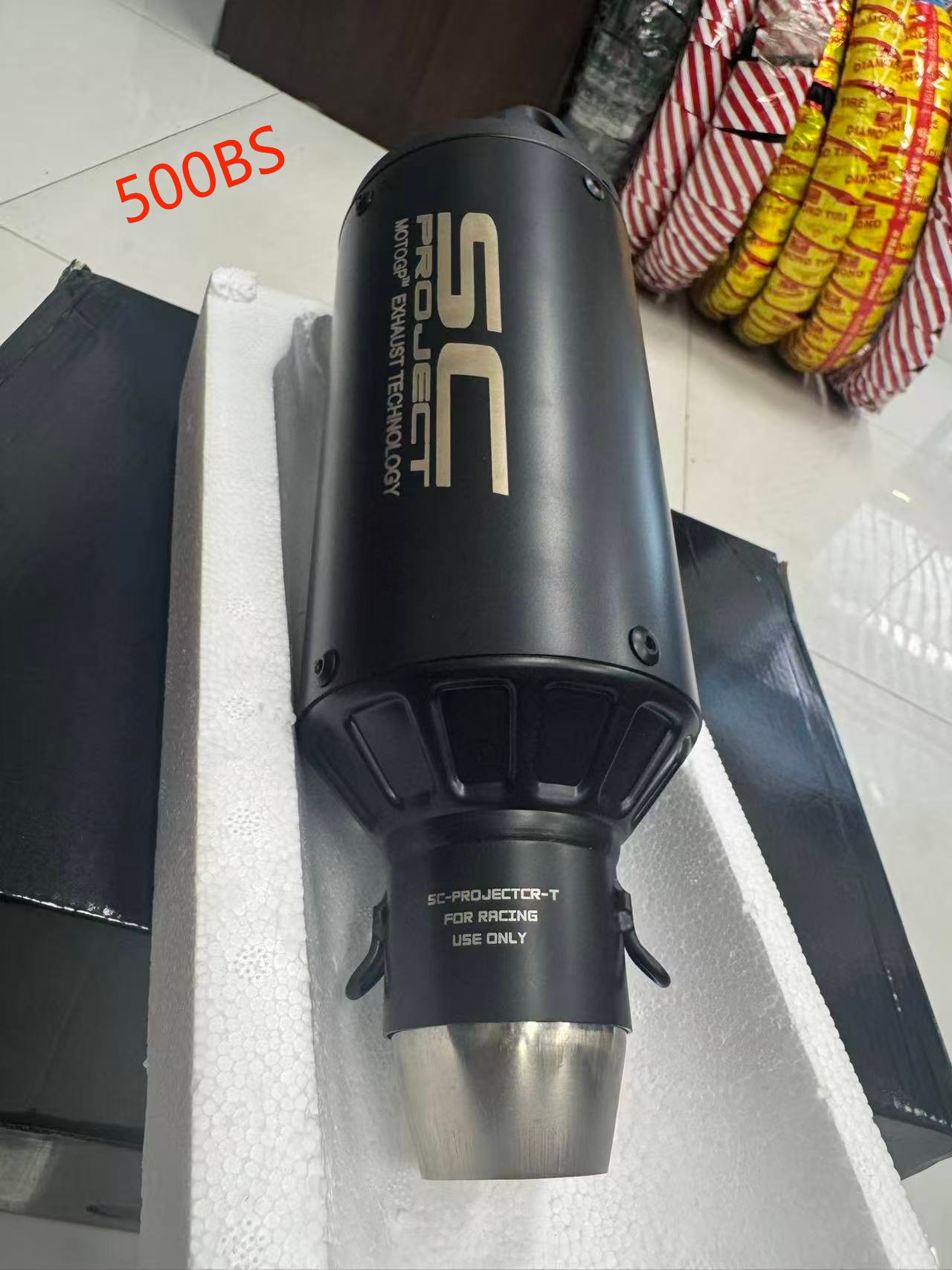 Escape de motocicleta M88