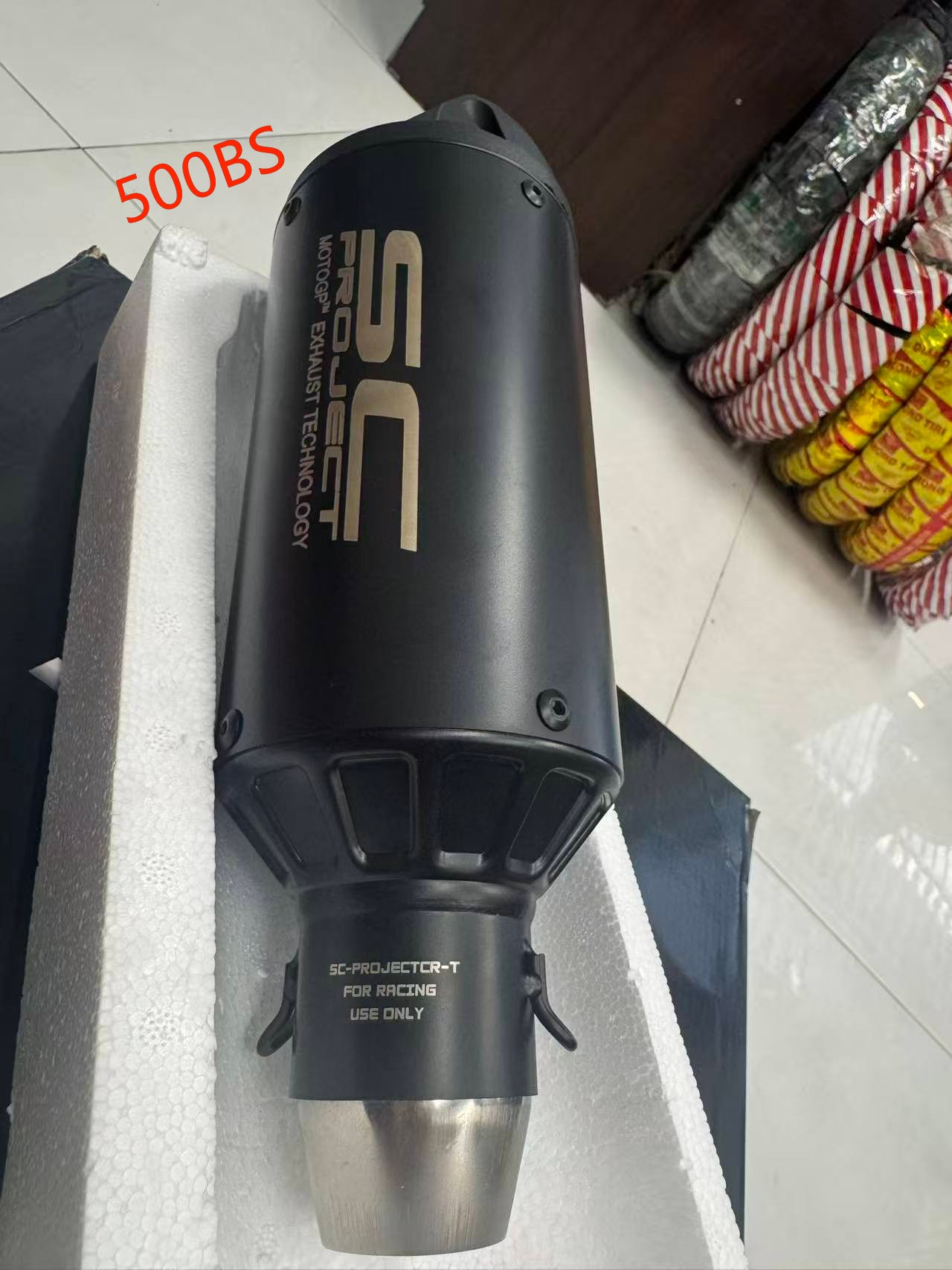 Escape de motocicleta M88