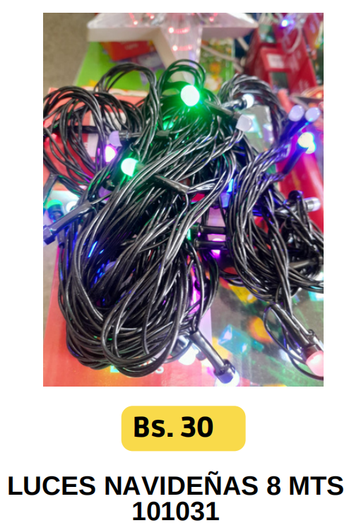 LUCES NAVIDENAS 8 MTS-101031