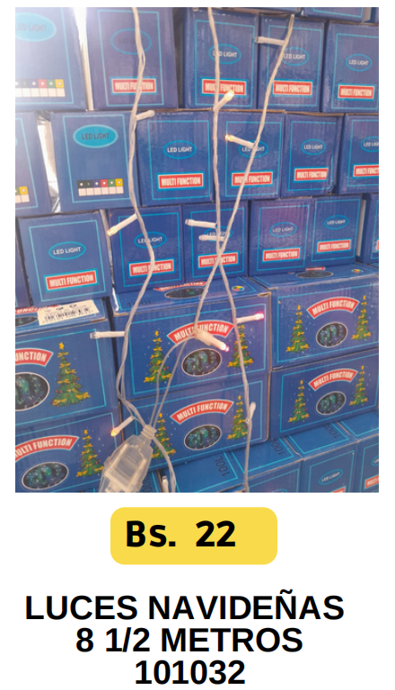 LUCES NAVIDENAS 8 1/2 METROS-101032