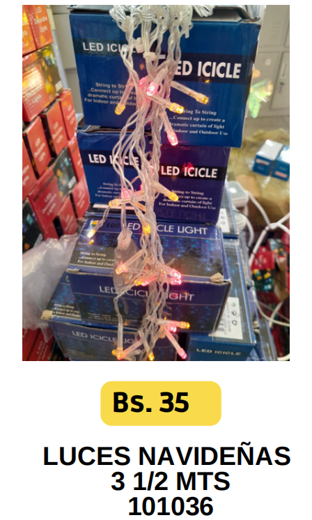 LUCES NAVIDENAS 3 1/2 MTS-101036