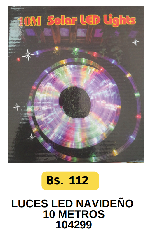 LUCES LED NAVIDENO 10 METROS-104299